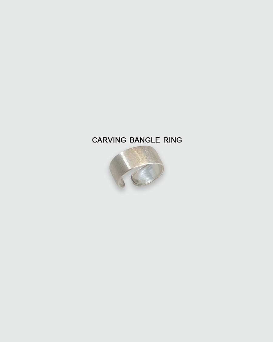 Carving bangle ring