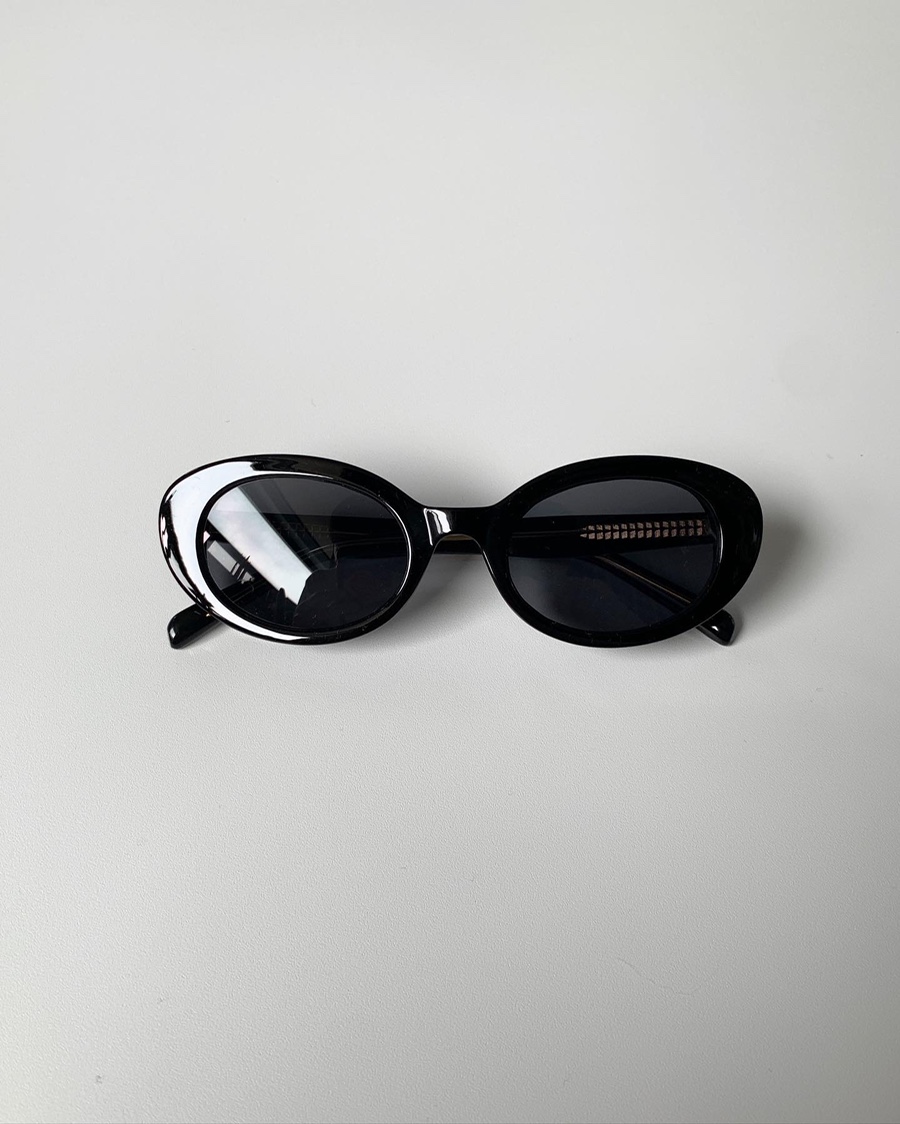 Ry cat shape sunglasses[black]