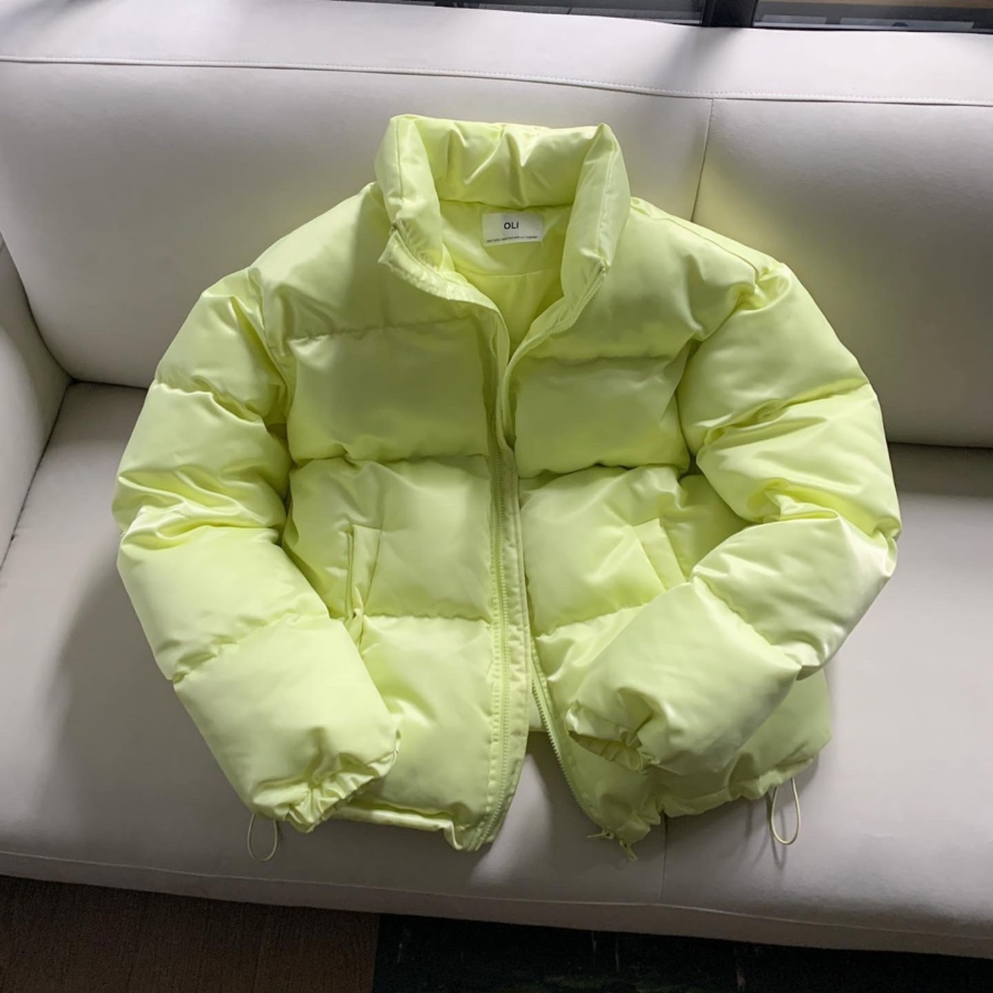 UNIQUE GLOSSY PADDING-3(lime)[MADE][SALE SALE SALE]