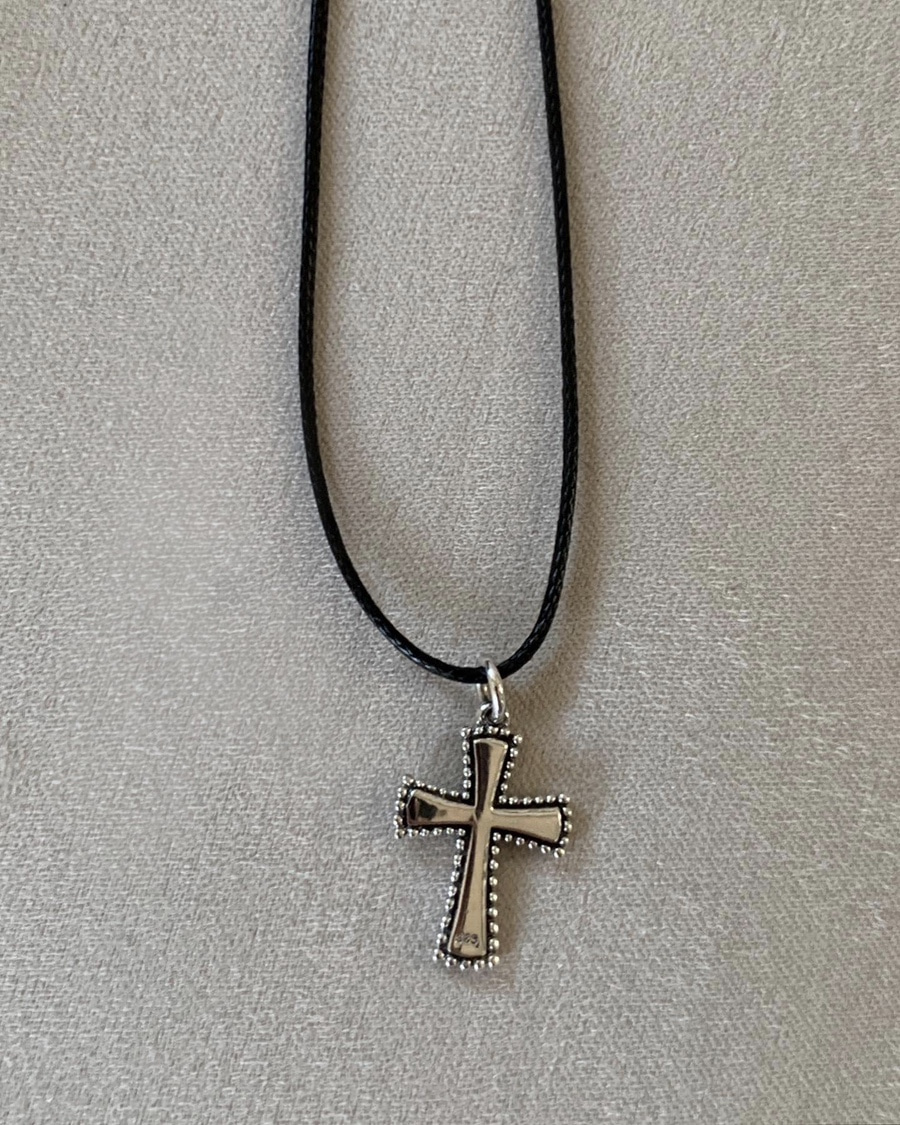 Silver925 tiny cross necklace